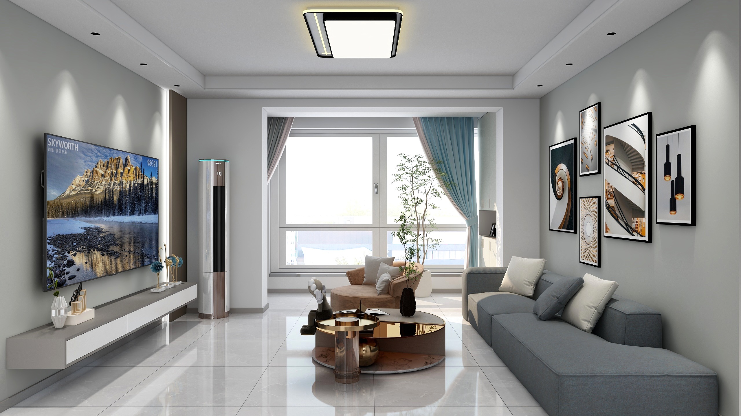 126㎡三室室內(nèi)裝修設(shè)計 靈感與效果圖解析